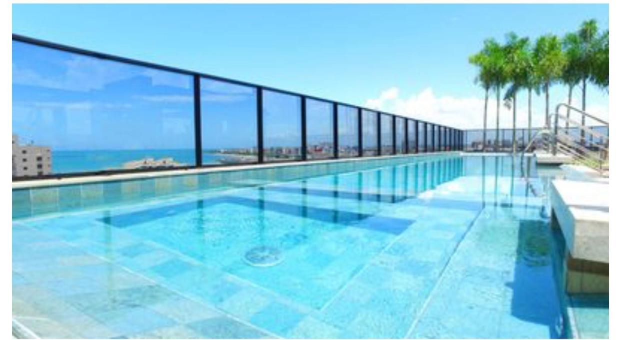Luxo 1406 - Quarto E Sala Com Varanda Frente Mar Ponta Verde Maceio  Exterior photo